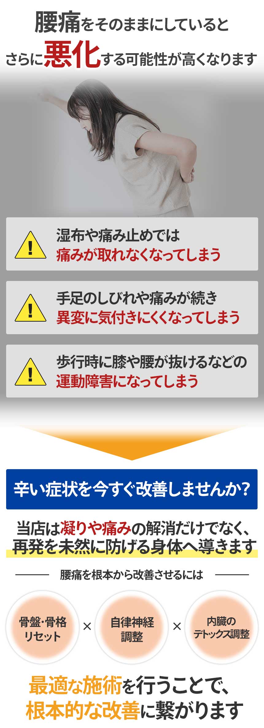 そのままにしていると